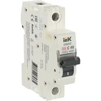 M06N 1P C 40А 6кА ARMAT (AR-M06N-1-C040). Автоматический выключатель. IEK