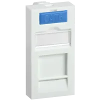 CS6-11M: Вставка 45х22,5мм для 1 модуля Keystone Jack с маркером