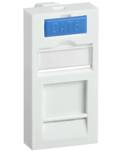 CS6-11M: Вставка 45х22,5мм для 1 модуля Keystone Jack с маркером в Саратове