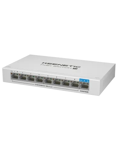 Keenetic KN-4710 (L2) 9х1Гбит/с 8PoE+ 120W. Коммутатор с PoE. KEENETIC в Саратове