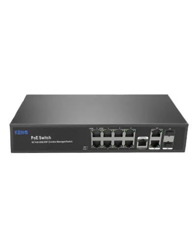 KN-SW802SFP/M2. Коммутатор с питанием по PoE. KENO в Саратове