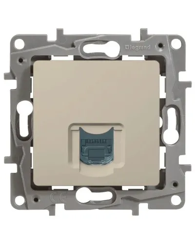 Розетка 5e, UTP, 1хRJ45, ETIKA, слоновая кость (672341). Розетка. LegranD в Саратове