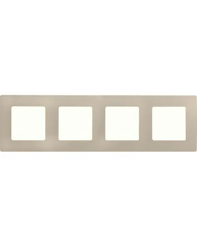 Рамка 4 поста ETIKA, слоновая кость (672514). Рамка. LegranD в Саратове