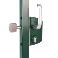 LSKZ6060 U2L (цвет: ZILV, серебро). Замок механический для откатных ворот. Locinox