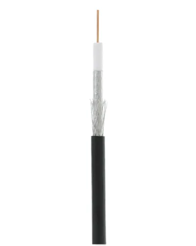 RG-6 CCS, Out, PE (UEC-C2-32123B-BK-3). Кабель коаксиальный омедненный. NETLAN в Саратове