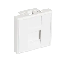 EC-IMF-1-WT-10 (10шт). Вставка 45x45 (Mosaic) для 1 модуля Keystone Jack. NETLAN