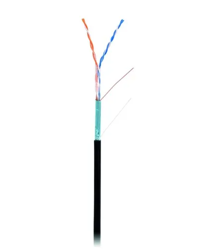 F/UTP 2pair, Cat5, Out, PE (EC-UF002-5-PE-BK). Кабель «витая пара» (LAN) для структурированных систем связи. NETLAN в Саратове