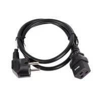 NTSS-PC19772 C19-Schuko проводник.:3х1.5мм2 3м 220/250В 16А черный. Кабель питания. NTSS