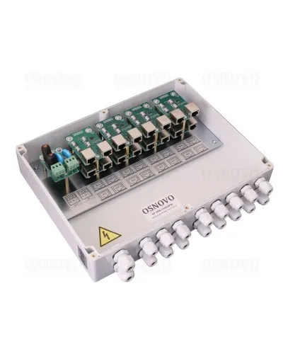 SP-IP8/1000PW. Устройство грозозащиты цепей Ethernet. OSNOVO в Саратове