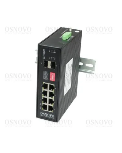 SW-80802/I(Port 90W, 300W). Коммутатор с PoE. OSNOVO в Саратове