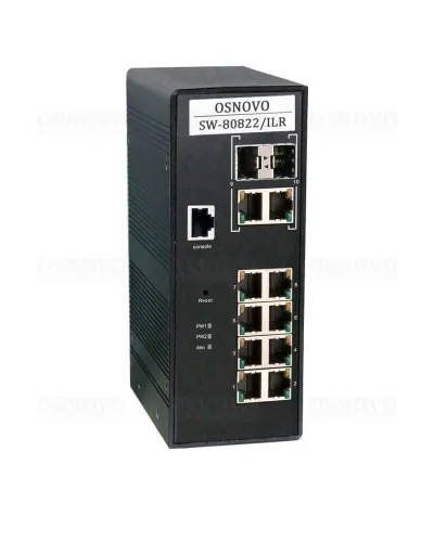 SW-80822/ILR. Коммутатор 10-портовый Gigabit Ethernet с PoE. OSNOVO в Саратове
