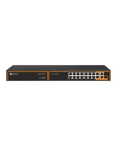 U1I-15F1G2b/2G/1S. Коммутатор с питанием по PoE 16-портовый. Optimus в Саратове