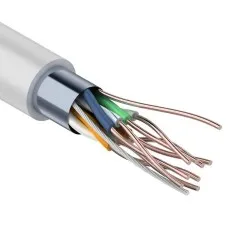 F/UTP Light, CAT 5, PVC, 4PR, 26AWG, омедненный INDOOR, SOLID, серый, 305м, PROconnect (01-0148-3). Кабель «витая пара» (LAN) для структурированных систем связи. PROCONNECT