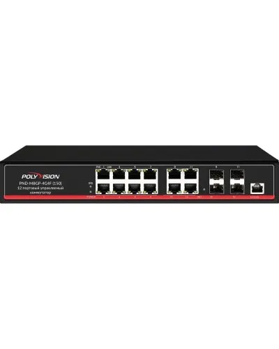 PND-M8GP-4G4F(150). Коммутатор управляемый оптический 12 портовый. Polyvision в Саратове
