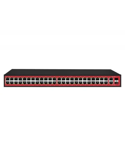 PND-48P-2G2F (700W). Коммутатор неуправляемый 50-портовый с функцией PoE. Polyvision в Саратове
