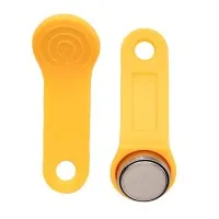 RW 1990 SLINEX (желтый). Ключ электронный Touch Memory с держателем. SLINEX