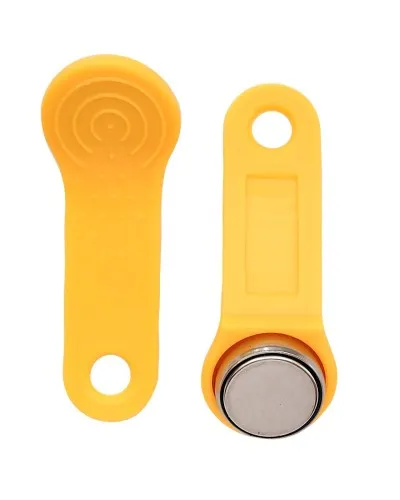 RW 1990 SLINEX (желтый). Ключ электронный Touch Memory с держателем. SLINEX в Саратове