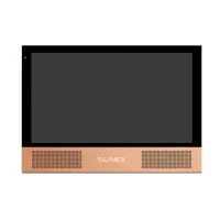 Sonik 7 (Black+Pink Gold). Монитор домофона цветной с функцией «свободные руки». SLINEX