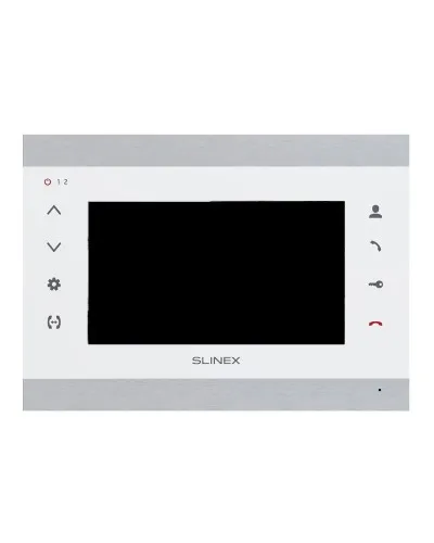 SL-07N Cloud (Silver+White). Монитор домофона цветной с функцией «свободные руки». SLINEX в Саратове