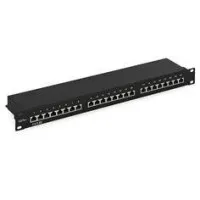 Патч-панель 19", 24хRJ-45, FTP, Cat.5e, 1U (10-0402): Патч-панель 19''