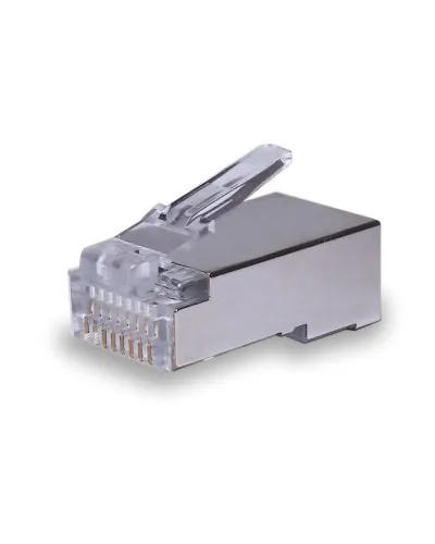Коннекторы 8P8C FTP Cat.5e (RJ-45) (100шт) (10-0231). Разъем RJ-45. SUPRLAN в Саратове