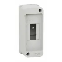 City9 Box XS 2 модуля без дверцы, белый (EZ9EAA102). Щиток модульный. Systeme Electric