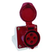 Розетка 114 стационарная 3Р+РЕ 16А 380В IP44 (SQ0602-0002). Розетка. TDM ЕLECTRIC