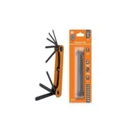 Набор ключей TORX раскладной 8шт.: T9-T40, углеродистая сталь Гранит TDM (SQ1020-0211). Набор ключей. TDM ЕLECTRIC