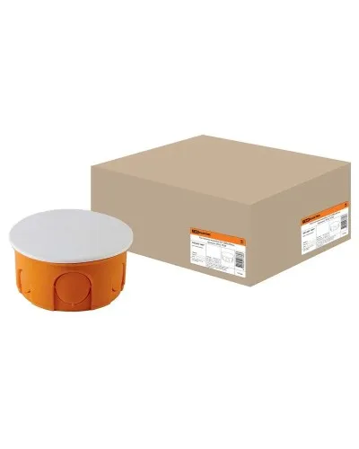 Распаячная коробка СП D80х40мм, крышка, IP20, TDM (SQ1402-1007). Распаячная коробка СП. TDM ЕLECTRIC в Саратове