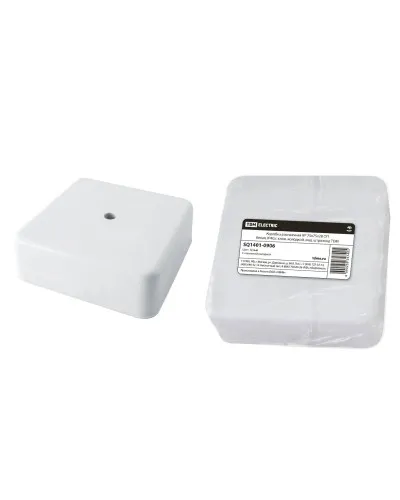 Коробка КР 75х75х28 ОП белая, IP40, с клеммной колодкой (SQ1401-0906). Распаячная коробка. TDM ЕLECTRIC в Саратове
