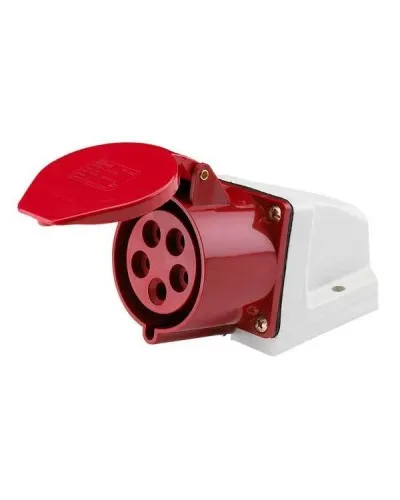 Розетка 115 стационарная 3Р+РЕ+N 16А 380В IP44 (SQ0602-0003). Розетка. TDM ЕLECTRIC в Саратове
