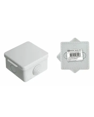 Коробка ОП 65х65х50мм, крышка,  IP54, 4вх. (SQ1401-0111). Распаячная коробка. TDM ЕLECTRIC в Саратове