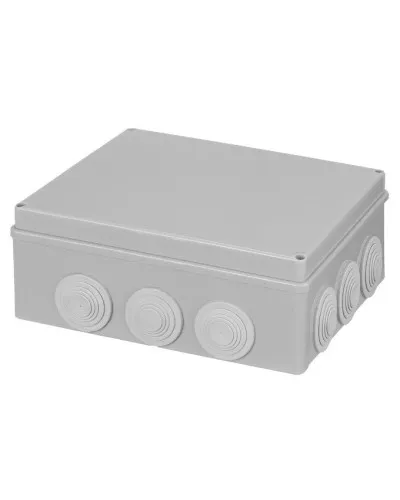 Распаячная коробка ОП 240х190х90мм, крышка, IP55, 12 гермовводов TDM (SQ1401-1143). Распаячная коробка ОП. TDM ЕLECTRIC в Саратове