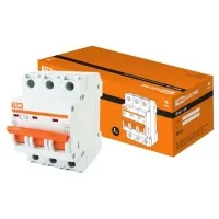 ВА47-29 3Р 16А 4,5кА х-ка С (SQ0206-0109). Автоматический выключатель. TDM ЕLECTRIC