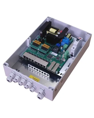 TFortis PSW-2G8F+. Коммутатор для подключения 8 камер. TFortis в Саратове