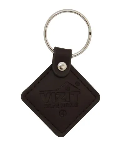 VIZIT-RF2.2 (Brown). Брелок proximity кожаный. VIZIT в Саратове