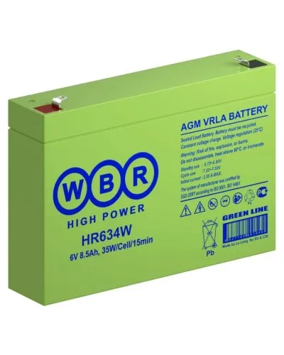 WBR HR634W. Аккумулятор герметичный свинцово-кислотный. WBR в Саратове