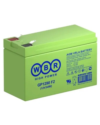 WBR GP1290 F2. Аккумулятор герметичный свинцово-кислотный. WBR в Саратове