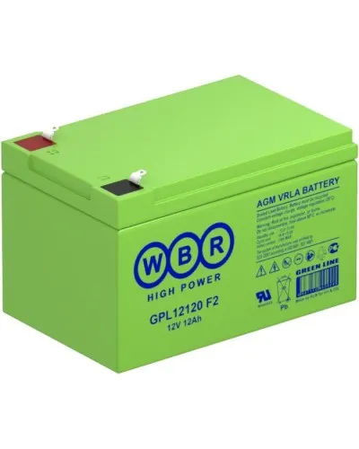 WBR GPL12120 F2. Аккумулятор герметичный свинцово-кислотный. WBR в Саратове