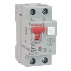 АВДТ YON MDR63 C25 2P 10mA (MDR63-21C25-A). Автоматический выключатель дифференциального тока. ДКС