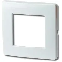 Рамка на 2 модуля (одноместная), белая (75010W): Рамка одноместная, Brava