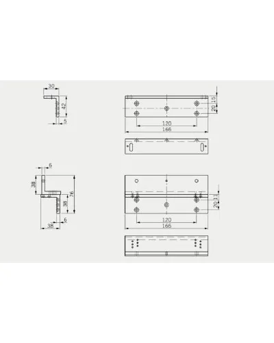 L+Z кронштейн для EMC 1200 ALH. L+Z кронштейн для EMC 1200 ALH. dormakaba в Саратове