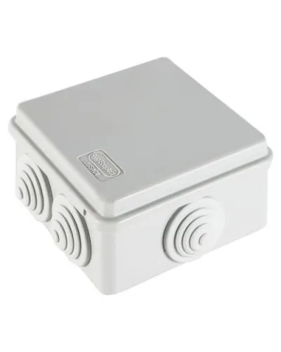 Коробка JBS101 100х100х55, 6 вых., IP55, серая (44037). Коробка монтажная. Экопласт в Саратове