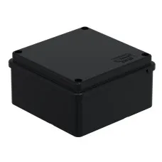Коробка BJB/JBS100 100х100х55, IP56, черная (44057BL-1). Коробка монтажная. Экопласт