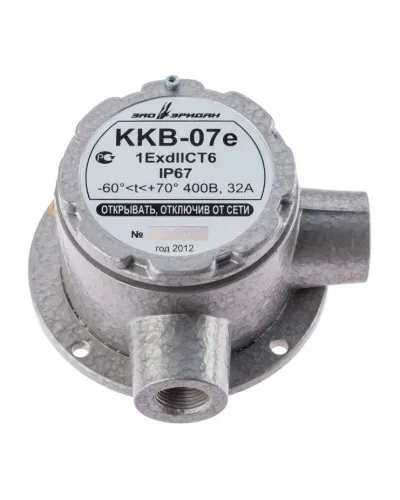 ККВ-07е-Ех-А-Р1-У-БК1, КВБ12+КВБ12. Коробка коммутационная взрывозащищенная угловая. Эридан в Саратове