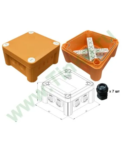 КМ-О-1212(П)(18к)-IP66(П6-12): Коробка монтажная огнестойкая в Саратове