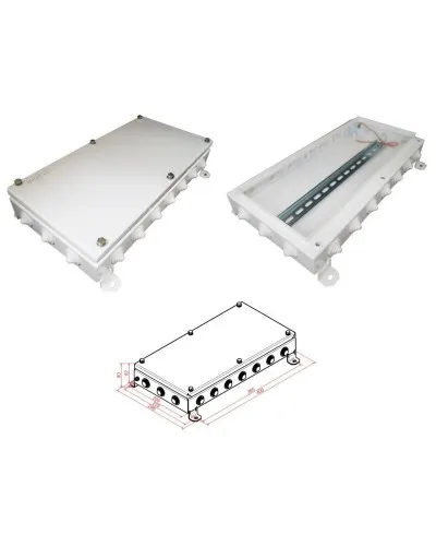 КМ IP55-2040. Коробка монтажная электротехническая. Гефест в Саратове