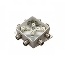КМ-О (12к*10,0)-IP66-120х120, три ввода: Коробка монтажная огнестойкая