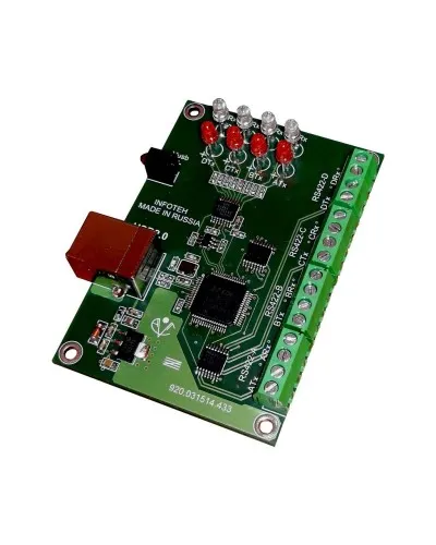 AVT-USB/4RS422. Промышленный преобразователь USB в RS-422. Инфотех в Саратове