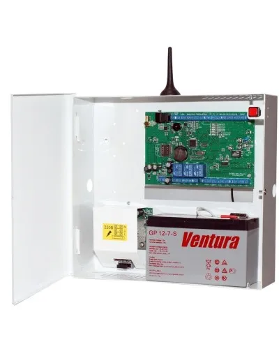 S632-2GSM-BK25-W (S632-2GSM-BK), Бокс-комплект под 7Ач, белый. Устройство оконечное объектовое приемно-контрольное c GSM коммуникатором. Проксима в Саратове